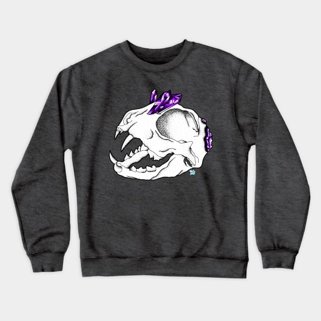 Cat x Amethyst Crewneck Sweatshirt by ColorMix Studios